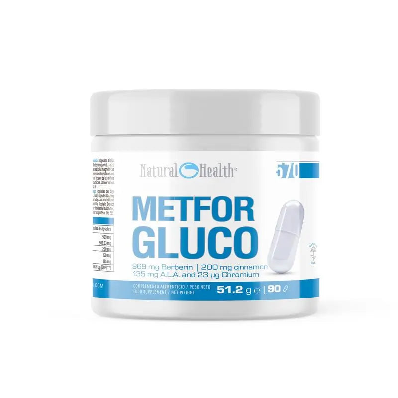 Natural Health Metforgluco, 90 cápsulas