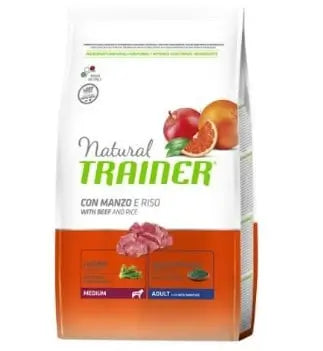 Natural Trainer Canine Adult Medium Buey 12Kg, pienso para perros