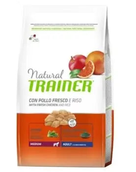 Natural Trainer Canine Adult Medium Pollo 12Kg, pienso para perros