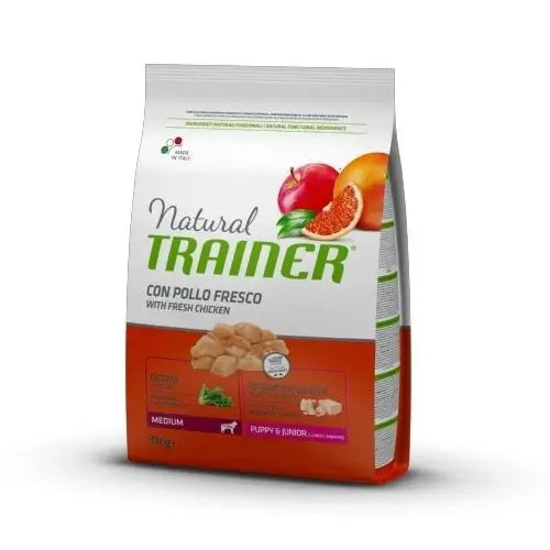 Natural Trainer Canine Adult Medium Pollo 3Kg, pienso para perros