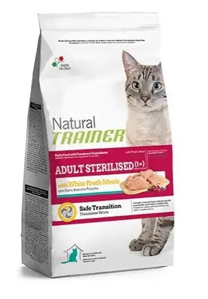 Natural Trainer Feline Adult Esterilizado 3Kg, pienso para gatos