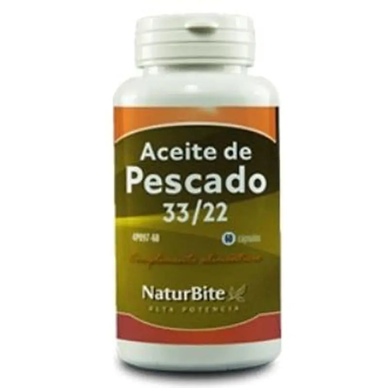 Naturbite Aceite De Pescado 1000Mg. 60 Cápsulas