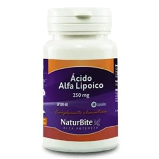 Naturbite Acido Alfa Lipoico 250Mg. 60 Cápsulas