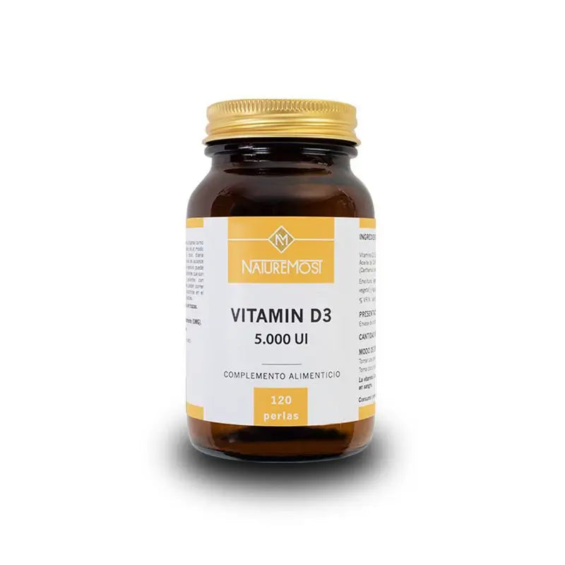 Naturemost Vitamina D3 5.000 U.I.  120 Mg , 120 perlas