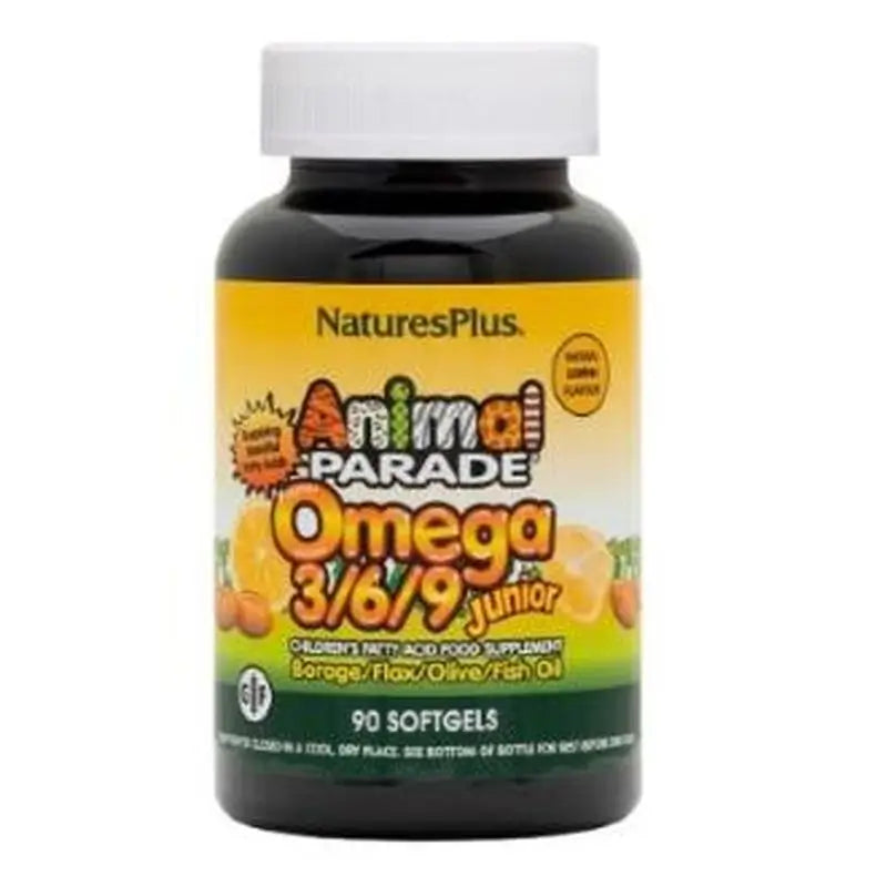 Natures Plus Animal Parade Omega 3-6-9 Junior 90Perlas 