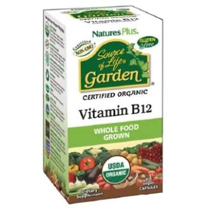 Natures Plus Garden Source Of Life Vitamina B12 60Cap. 