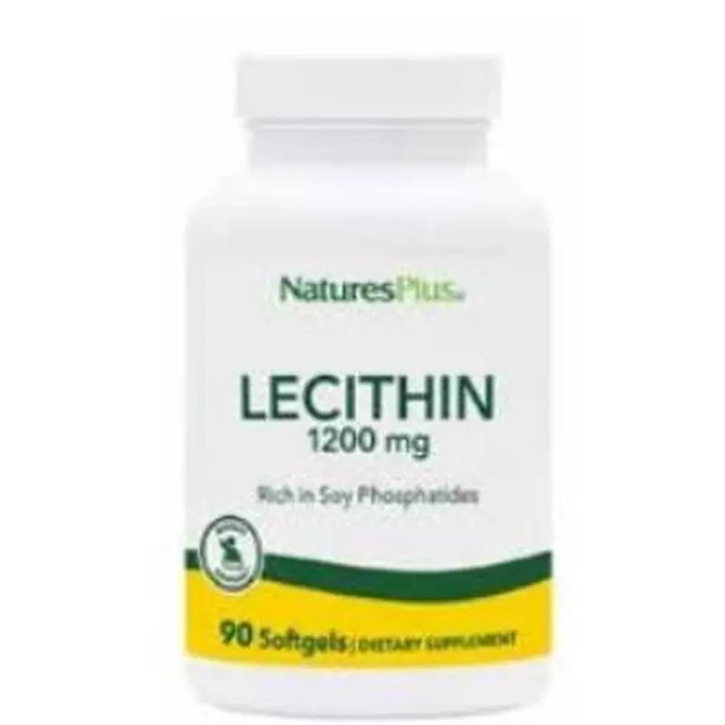 Natures Plus Lecitina De Soja 1200Mg. 90 Perlas 