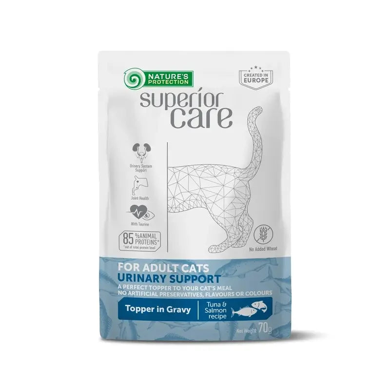 Natures Protection Detox Cat Uri. Adult All Breed Atun Sal. 24X70Gr