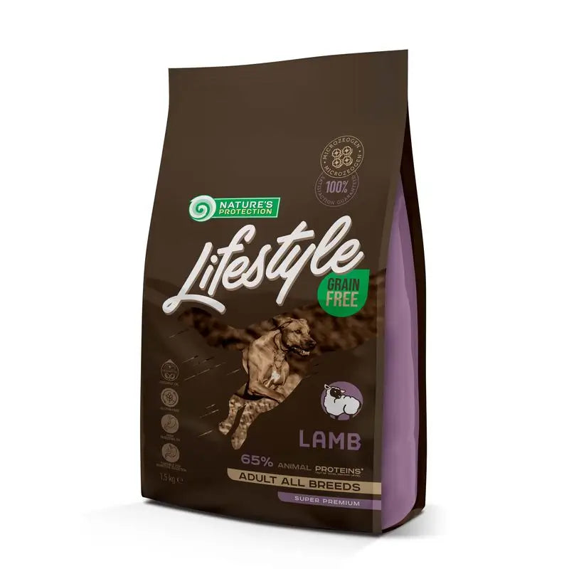 Natures Protection Lifestyle Grain Free Para Perros Adulto Cordero 1,5Kg