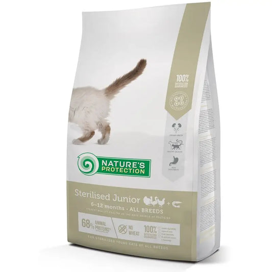 Natures Protection Para Gatos Junior Esterilizado, 2Kg