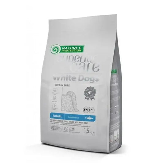 Natures Protection Sc White Dog Adult Small Grain Free Arenque 1,5Kg