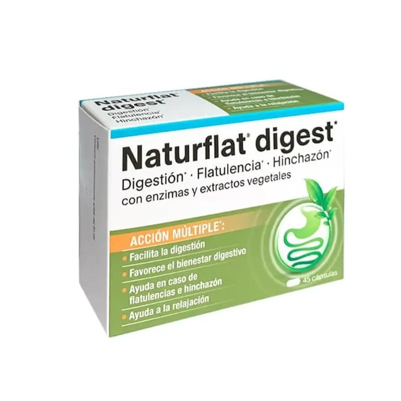 Naturflat Digestivo Complemento Alimenticio , 45 capsulas