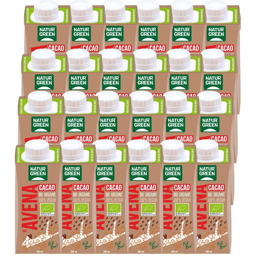 Naturgreen Bebida De Avena Con Chocolate, 24 X 200Ml