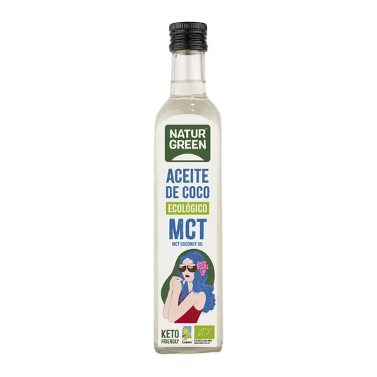 Naturgreen Aceite de Coco Mct Bio, 500 ml