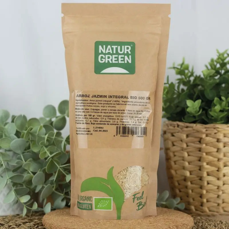 Naturgreen Arroz Jazmín Integral Bio, 500 g