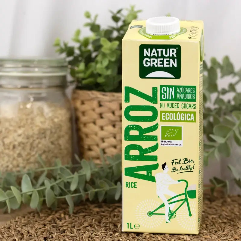 Naturgreen Arroz Sin Azúcares Añadidos Bio 1L, 1 l