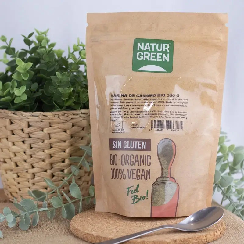 Naturgreen Harina De Cañamo, 300 g