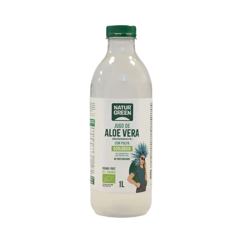 Naturgreen Jugo De Aloe Vera Con Pulpa, 1 l