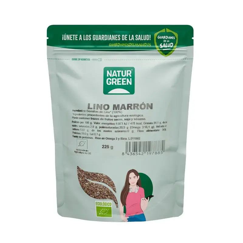 NaturGreen Lino Marrón Bio 225g