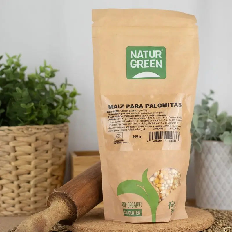 Naturgreen Maiz Palomitas Bio, 450 g