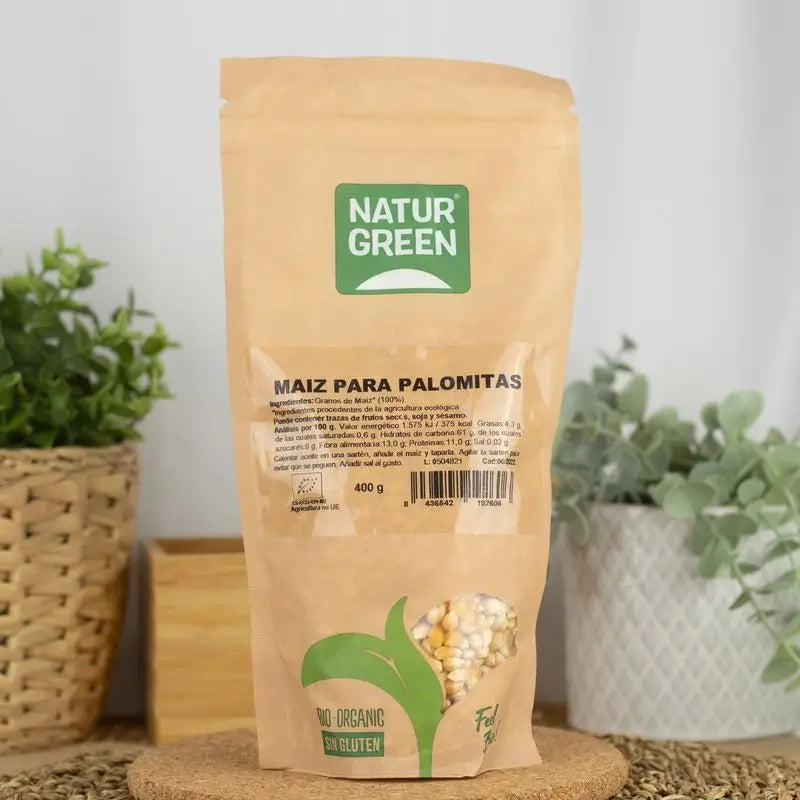 Naturgreen Maiz Palomitas Bio, 450 g