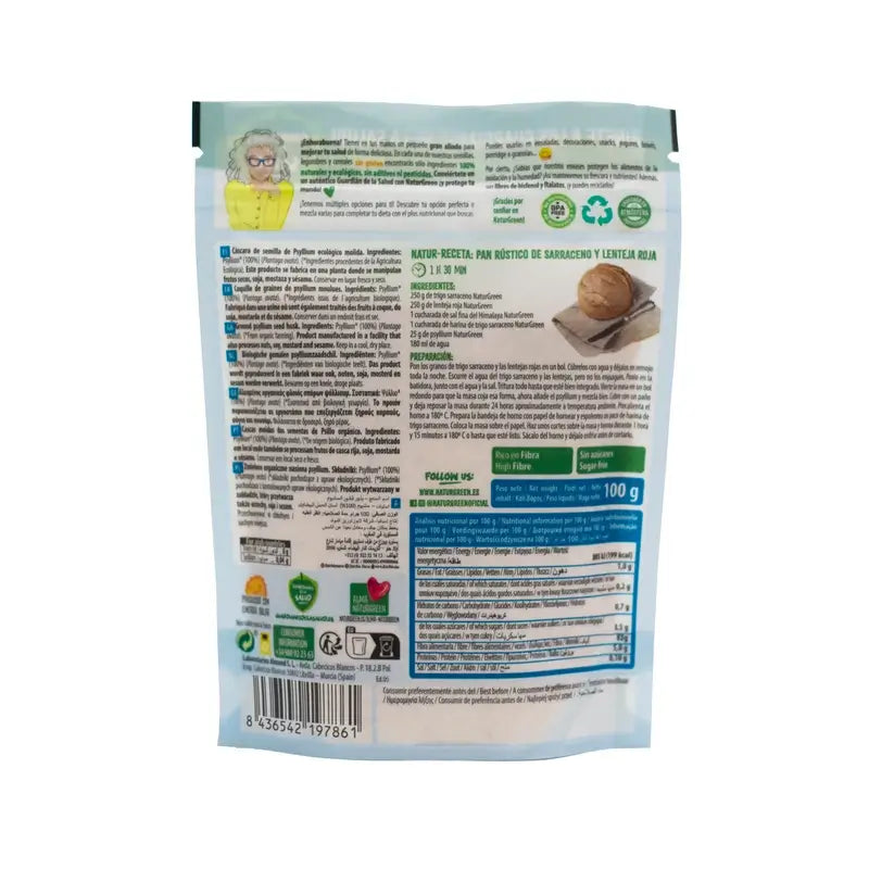 Naturgreen Psyllium Bio, 100 G