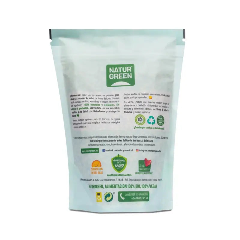 Naturgreen Semillas De Cáñamo Bio, 400 g