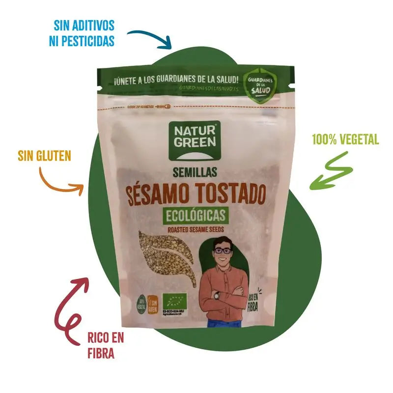 Naturgreen Sésamo Tostado Bio, 225 g