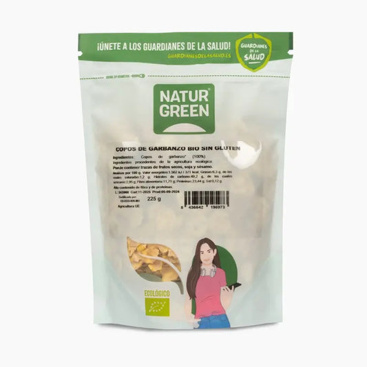 Naturgreen Snacks De Garbanzo Bio, 225 g