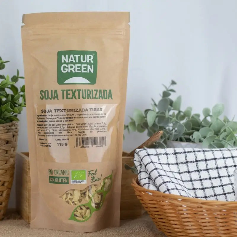 Naturgreen Soja Texturizada Tiras Bio, 115