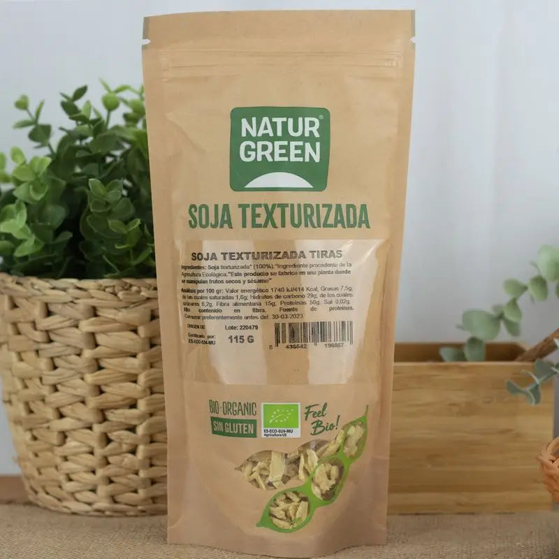 Naturgreen Soja Texturizada Tiras Bio, 115