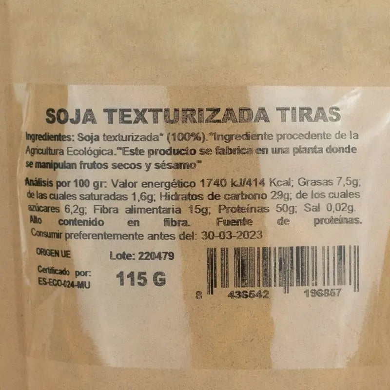 Naturgreen Soja Texturizada Tiras Bio, 115