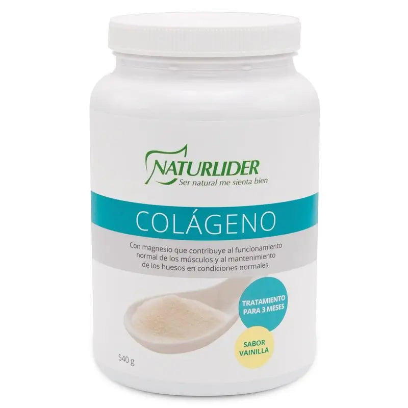 Naturlider Colágeno Con Magnesio Vainilla , 540 gr