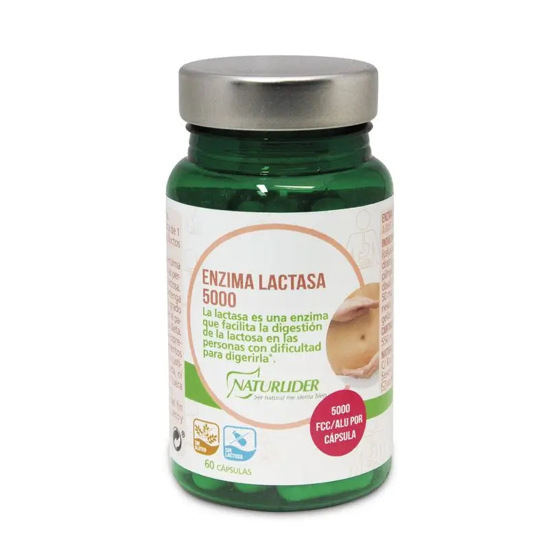 Naturlider Enzima Lactasa 5000 Fcc , 60 cápsulas