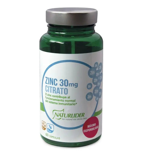 Naturlider Zinc Citrato , 60 cápsulas