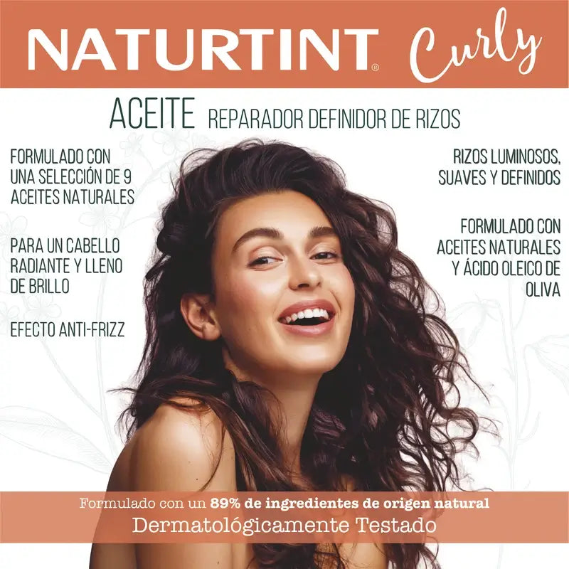 Naturtint Aceite Reparador Definidor De Rizos Natural 50Ml