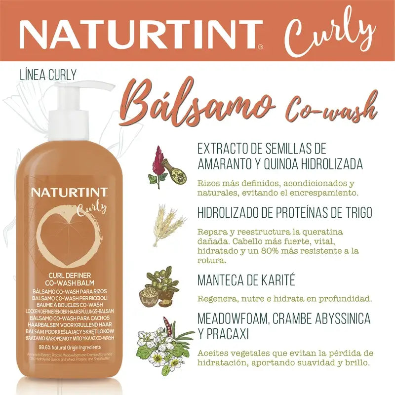 Naturtint Bálsamo Co-Wash Curly Natural 330Ml