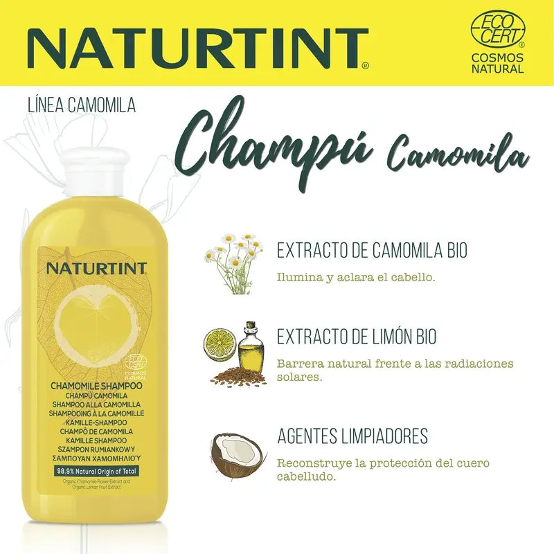 Naturtint Champú Camomila Natural 330 Ml