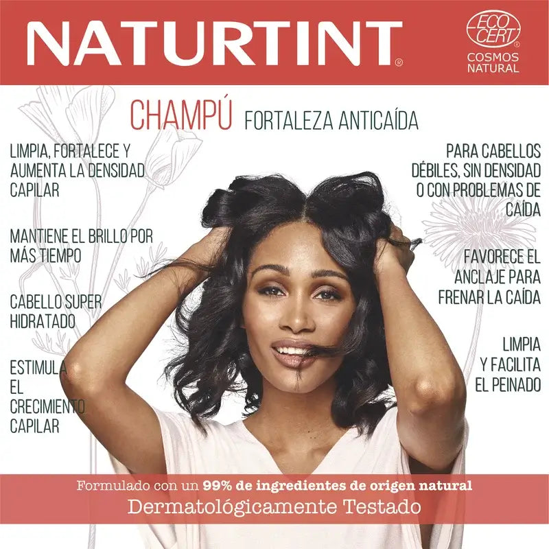 Naturtint Champú Fortaleza Anticaída Natural 330Ml