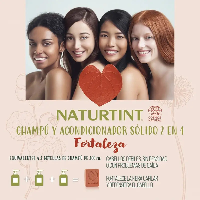 Naturtint Champú Sólido Natural Fortaleza Anticaída 75Gr