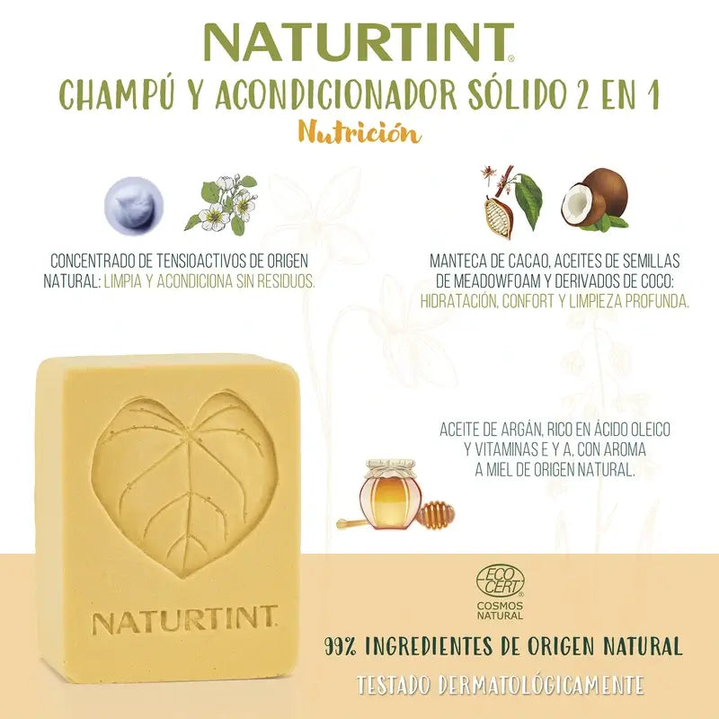 Naturtint Champú Sólido Natural Nutrición 330Ml