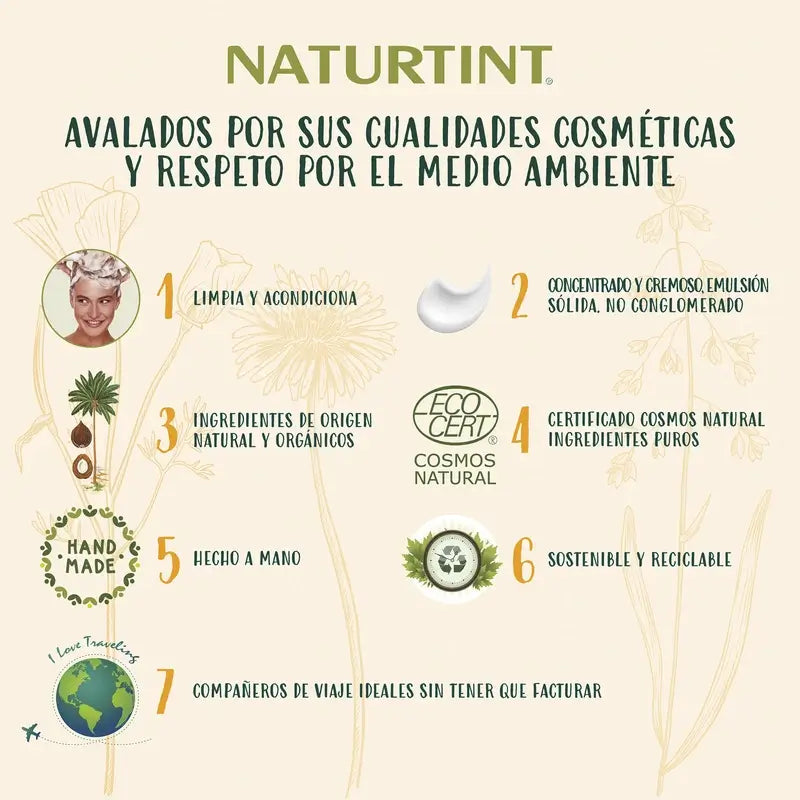 Naturtint Champú Sólido Natural Nutrición 330Ml