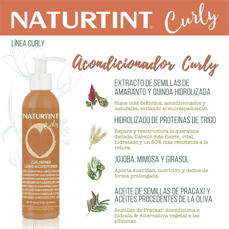 Naturtint Acondicionador Sin Aclarado Para Rizos 200Ml