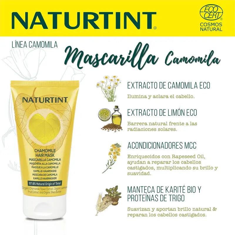 Naturtint Mascarilla Natural Camomila 150 Ml