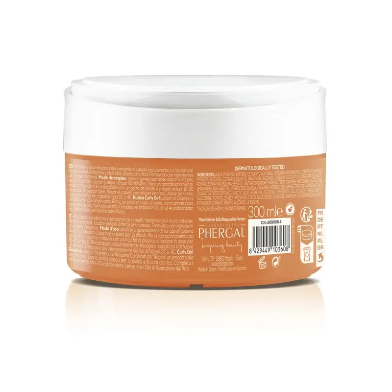 Naturtint Mascarilla Curly Rizos Definidos 300Ml