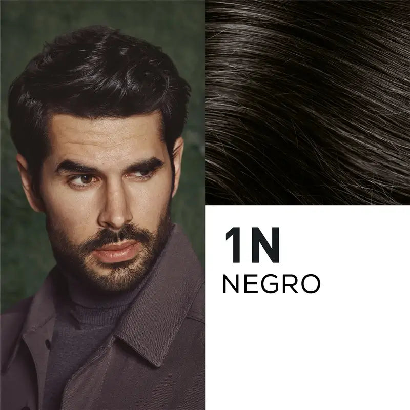 Naturtint Men Tinte Coloración Permanente Hombre Cabello Y Barba Sin Amoníaco 1N - Negro