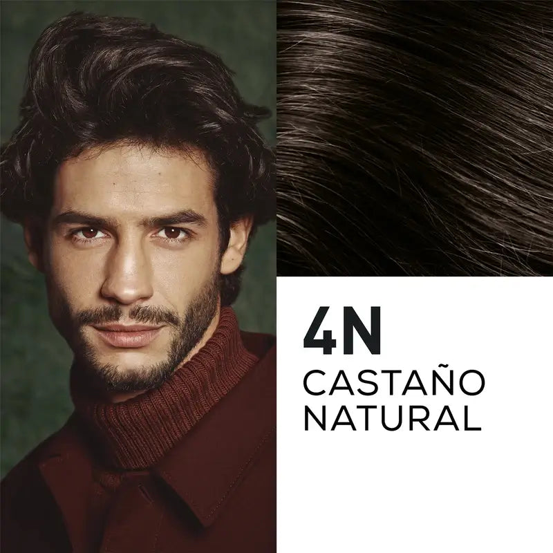 Naturtint Men Tinte Coloración Permanente Hombre Cabello Y Barba Sin Amoníaco 4N - Castaño Natural