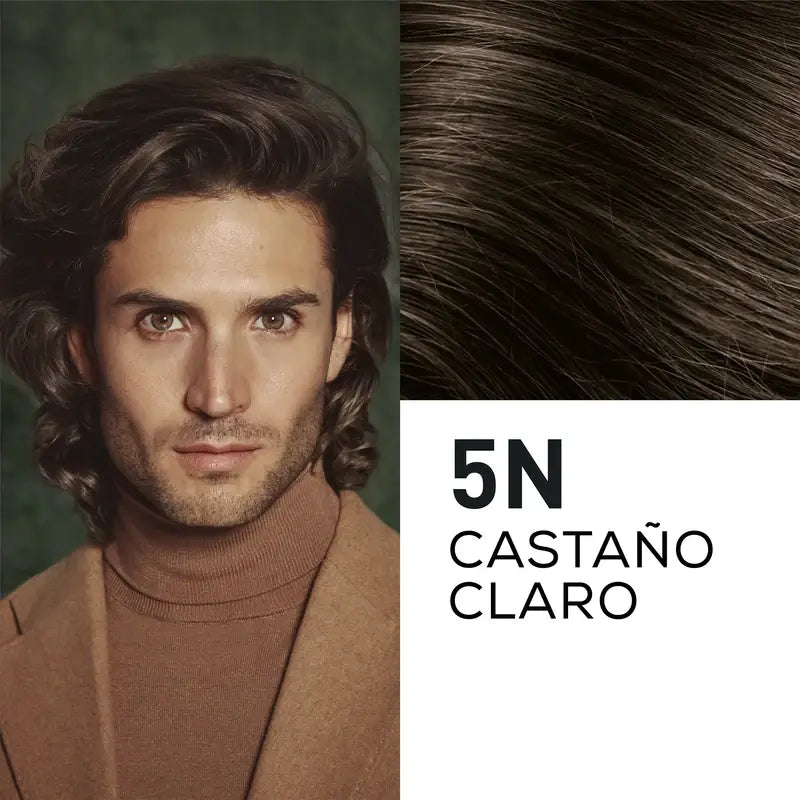 Naturtint Men Tinte Coloración Permanente Hombre Cabello Y Barba Sin Amoníaco 5N - Castaño Claro