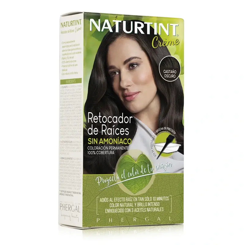 Naturtint Retocador De Raíces Castaño Oscuro 150Ml