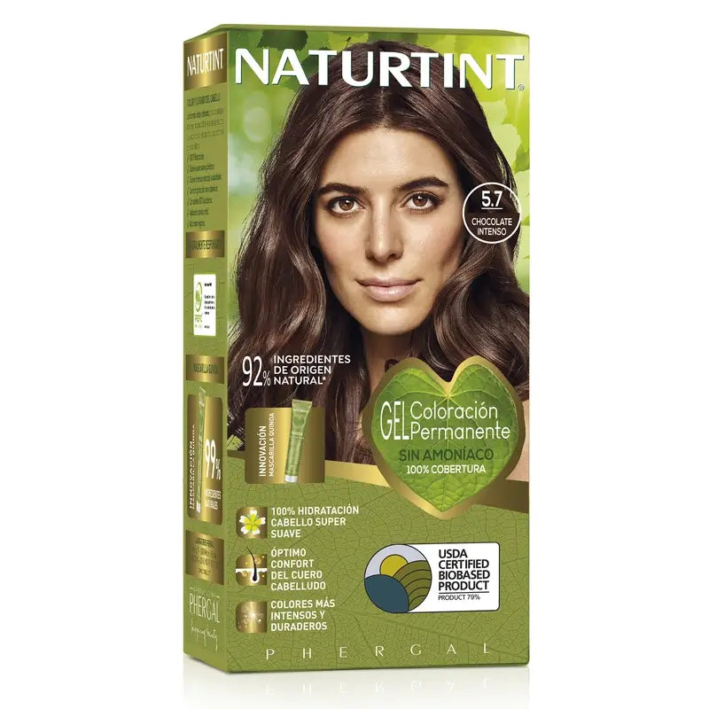 Naturtint Coloración Permanente Tinte Sin Amoníaco 5.7 - Chocolate Intenso